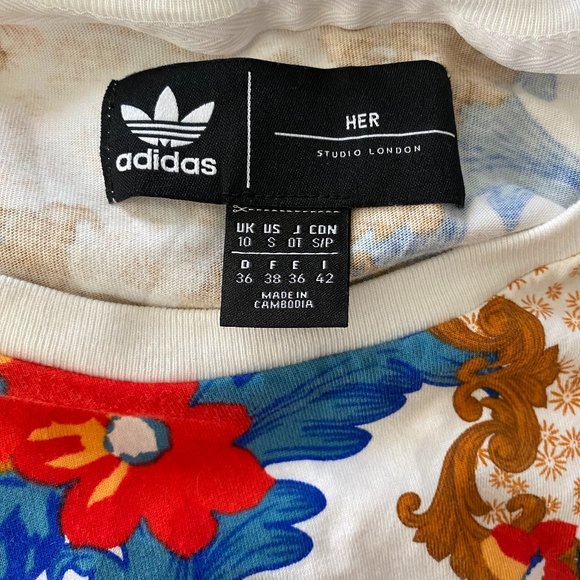 Adidas HER Studio London Tee Dress - Floral / baroque mix print - Picture 3 of 4